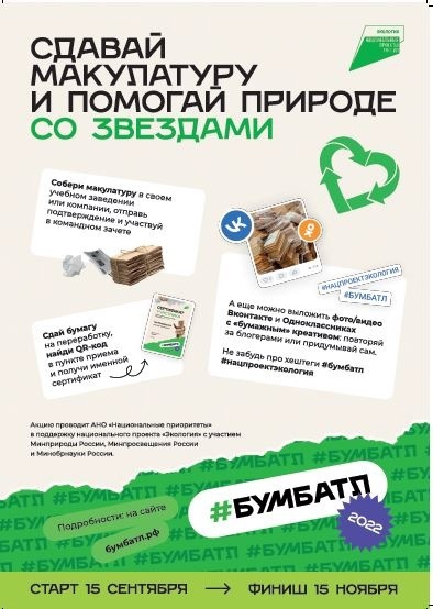 Сбор макулатуры в Ипполитовке